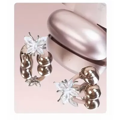 Luxury Butterfly Earring Bluetooth Earphones 